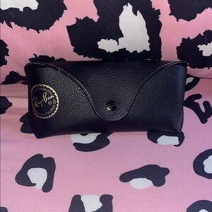 Ray-Ban Black Leather Sunglasses Case